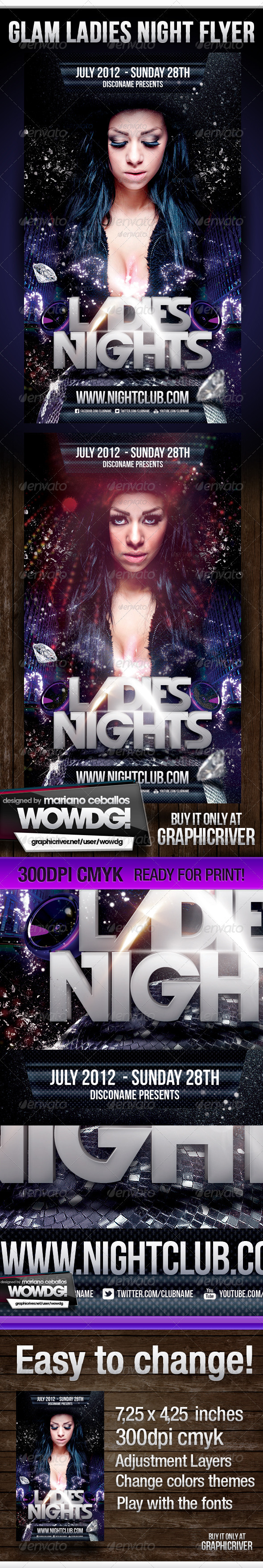 Ladies Night Party Flyer V2 - Clubs & Parties Events