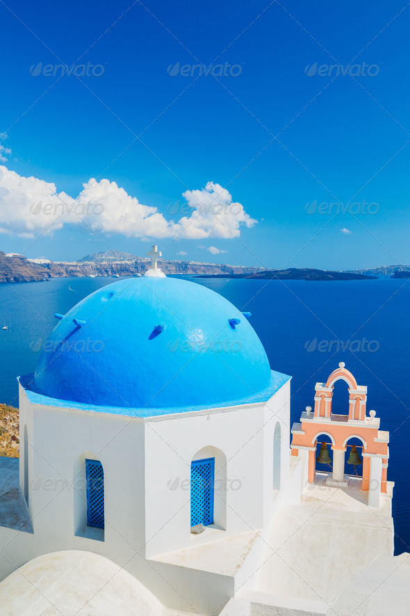 Santorini Island, Greece - Stock Photo - Images