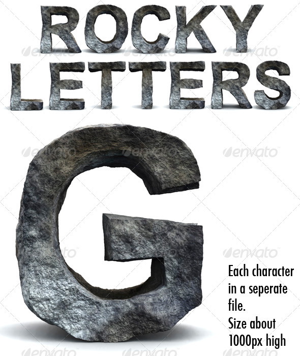 Rocky Letters - Miscellaneous Graphics
