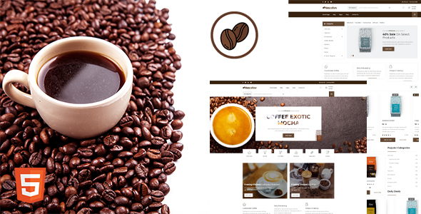 Incredible Nescafew - Coffee Shop HTML Template