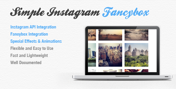 Simple Instagram Fancybox - CodeCanyon 2621553