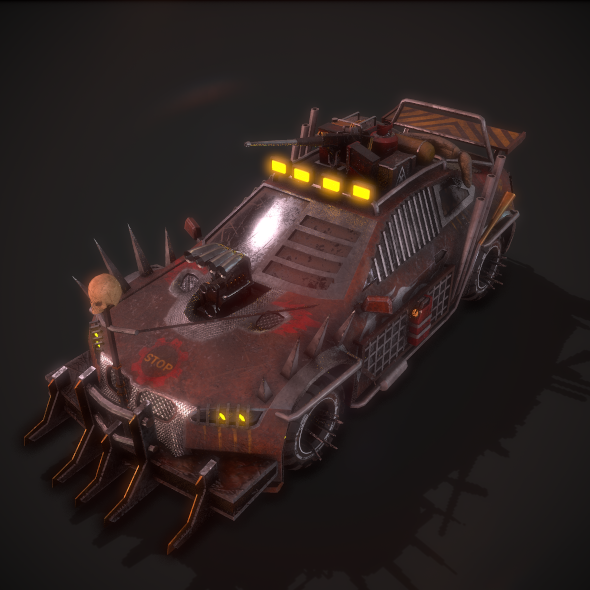 Apocalyptic Car 01 - 3Docean 28252785
