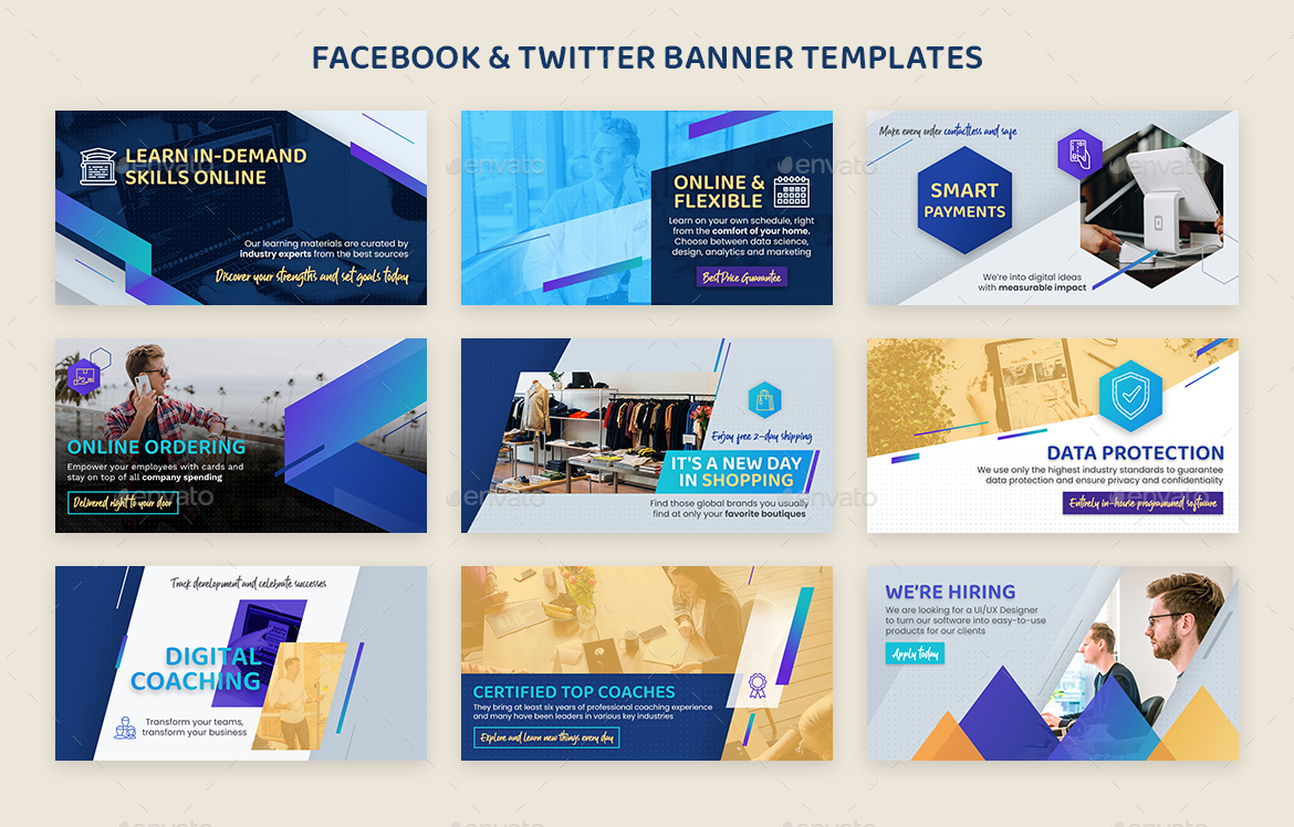 Social Media Kit, Web Elements 