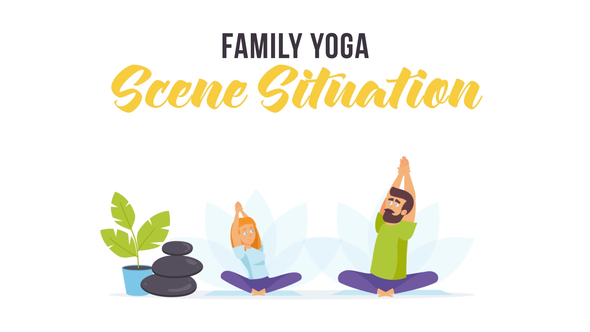 Family yoga - VideoHive 28256082