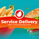 Colorful Food Delivery Promo - VideoHive Item for Sale