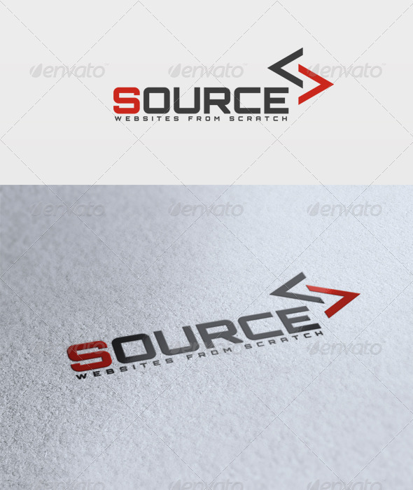 Source Logo - Letters Logo Templates