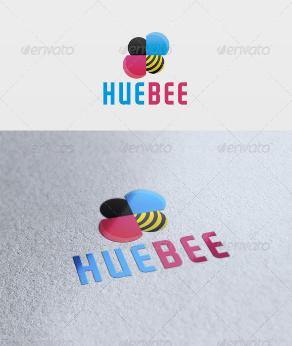 Hue Bee Logo - Symbols Logo Templates