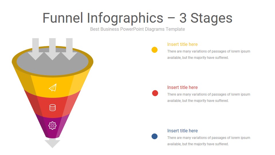 Funnel PowerPoint Infographics Diagrams Template, Presentation Templates