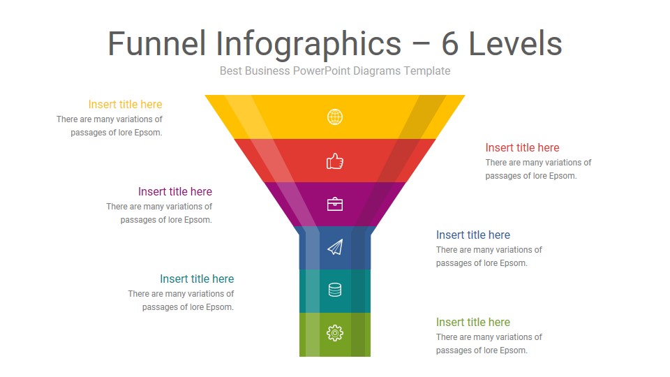 Funnel PowerPoint Infographics Diagrams Template by Slide_Gold ...