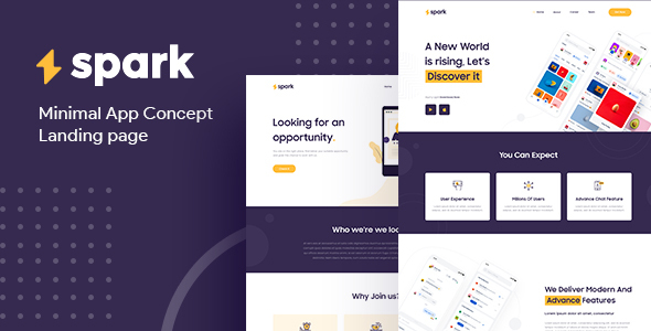 Excellent Spark Agency And Business Template