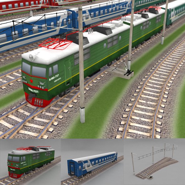 train (lowPoly)-( PART-2) - 3Docean 2623740
