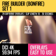 Fire Builder (Bonfire 4K Set 1) - VideoHive Item for Sale