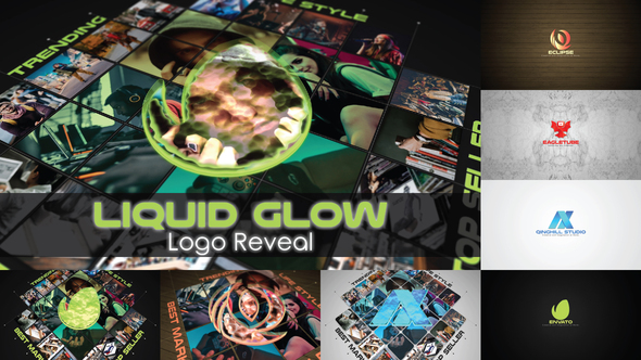 Liquid Glow Logo - VideoHive 28283675