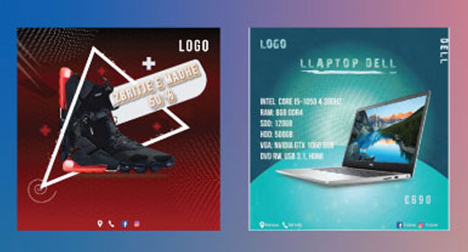 9 Banners Social Media Sales