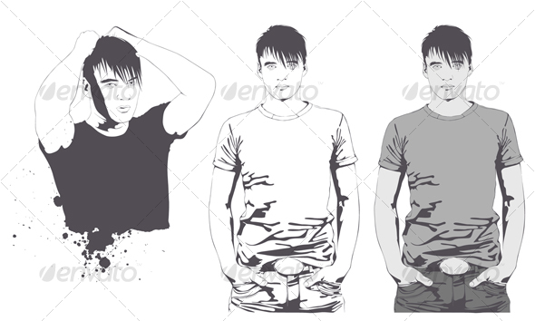 Young and Handsome Man, Male Model - People Characters