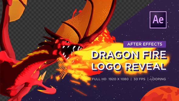 Dragon Fire Logo - VideoHive 28291847