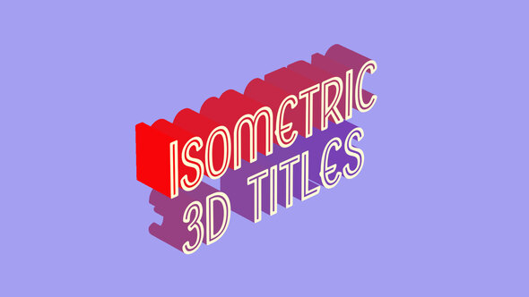 Isometric 3D Pop In Titles