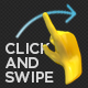 3D Hand Emoticon Gesture Click And Swipe - VideoHive Item for Sale