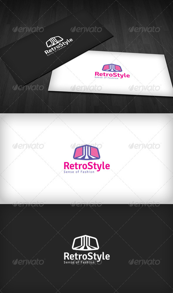 Retro Style Logo - Vector Abstract