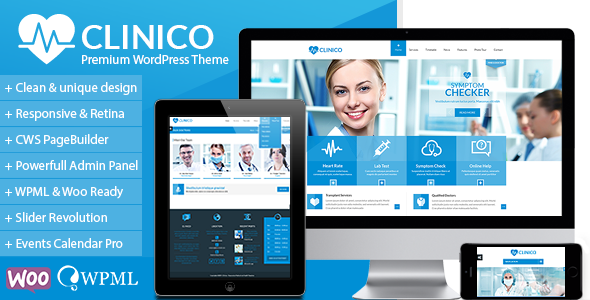 Clinico Premium Medical And Health Theme By Creativews Themeforest