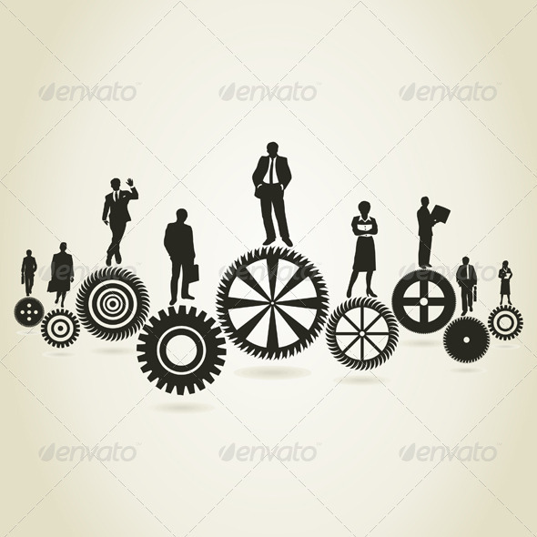 Business a gear wheel