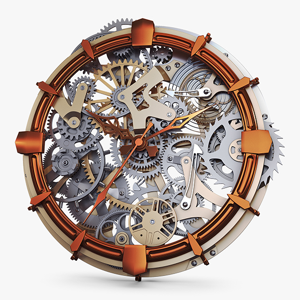 Clock Mechanism With - 3Docean 28305000