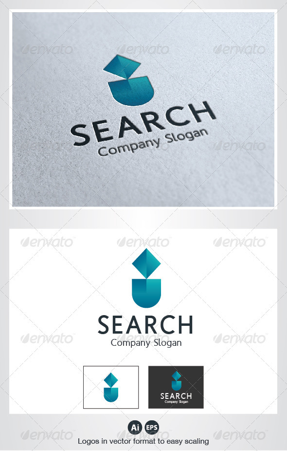 Search I Letter Logo - Letters Logo Templates