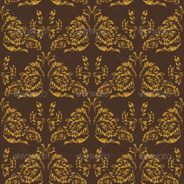 Seamless floral background - Backgrounds Decorative