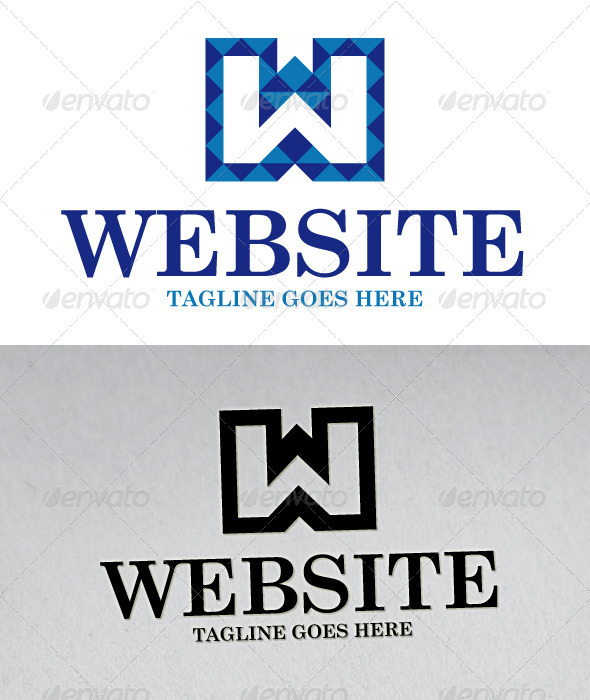 W Letter Logo - Letters Logo Templates