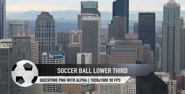 Soccer Ball Lower Third