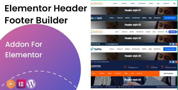Elementor Header Footer Builder - Addon
