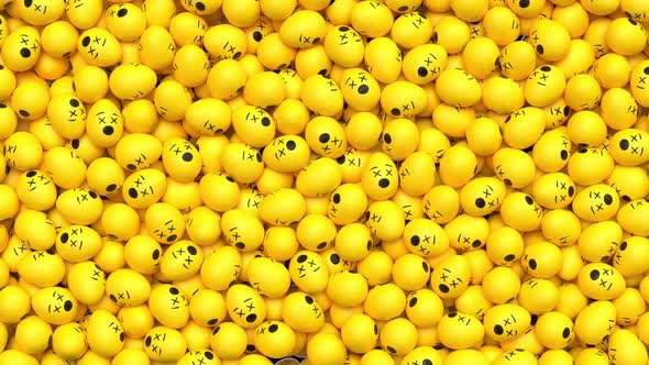 Easter Emoji Transition Death Face 4K