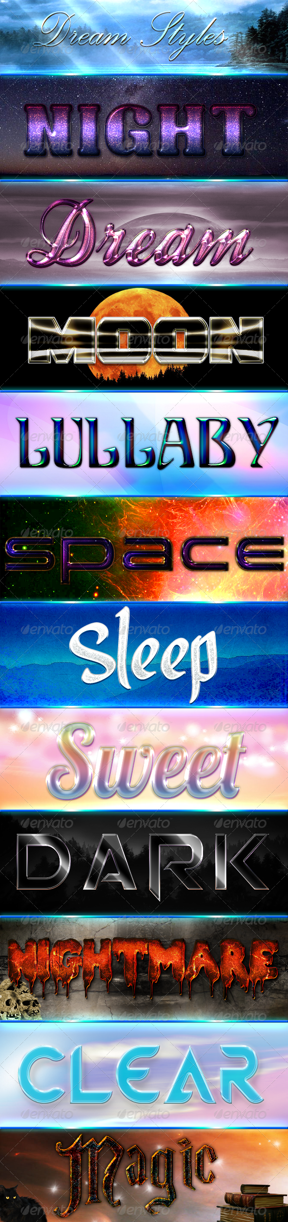 Dream Styles - Text Effects Styles