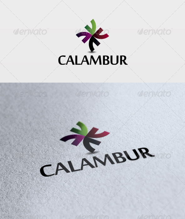 Calambur Logo - Vector Abstract