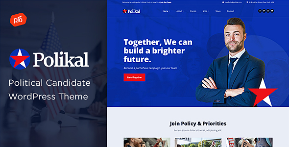 Polikal - Political Candidate & Party Theme