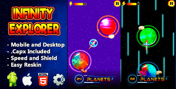 Infinity Explorer - Html5 Game and Mobile