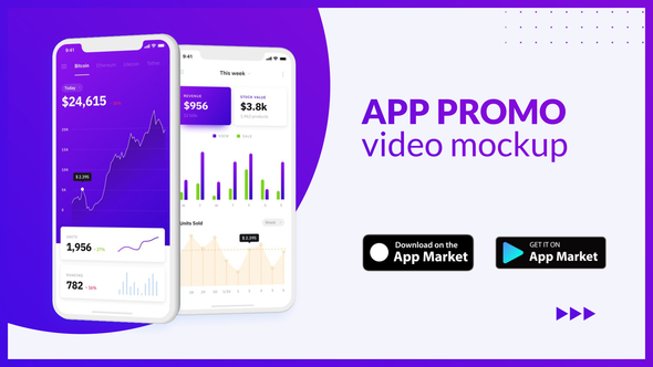 Mobile App Promo Video Mockup