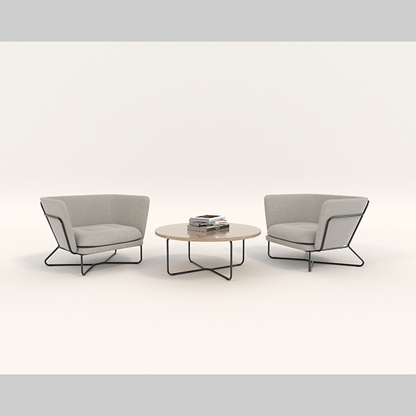 Modern Table and - 3Docean 28325484