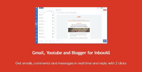 Blogger, Gmail and Youtube for InboxAll