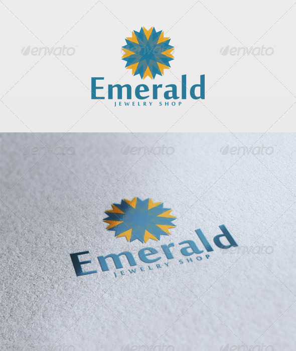 Emerald Logo - Vector Abstract
