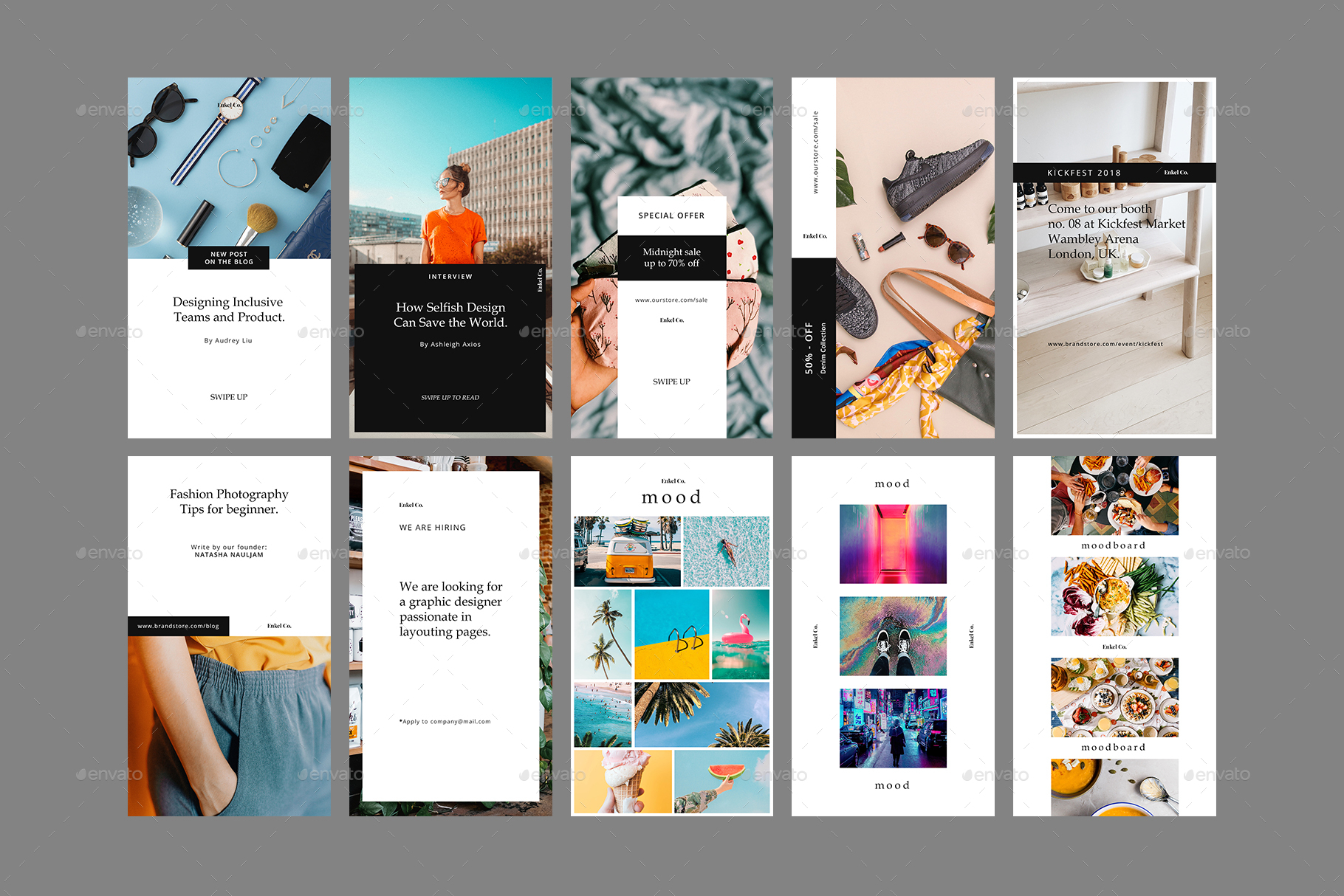 40 Instagram Stories & Post Template by BervisualStd | GraphicRiver