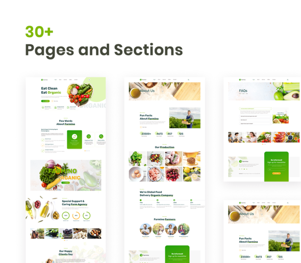 Farmino ? Organic Food Template Kit