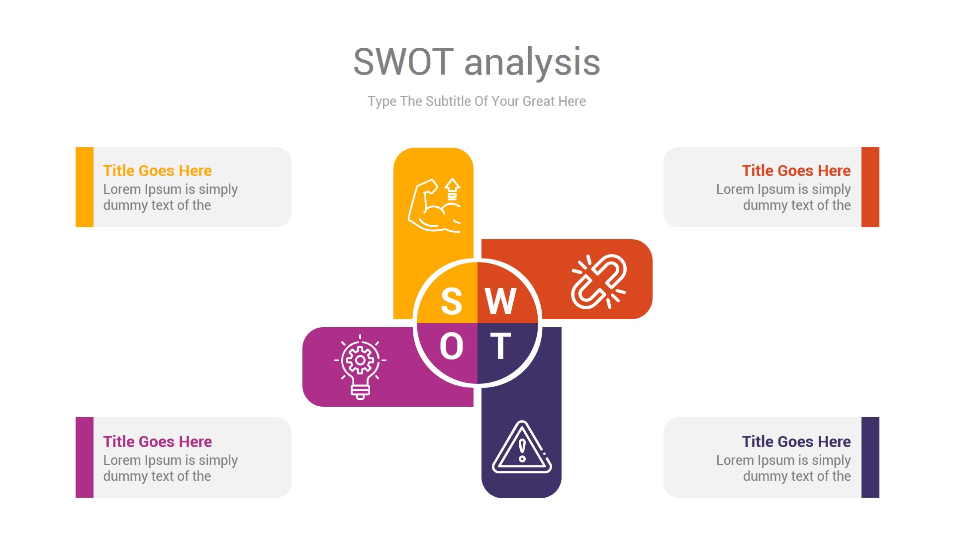 SWOT Analysis Google Slides & Illustrator Template, Presentation Templates