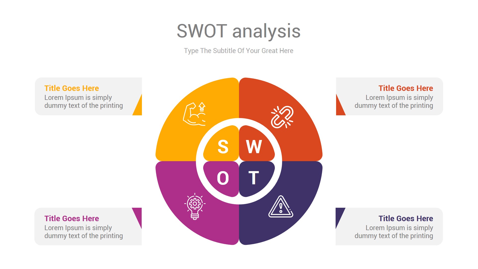 SWOT Analysis Keynote & Illustrator Template, Presentation Templates