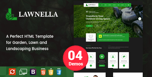 Lawnella - Gardening - ThemeForest 25458964