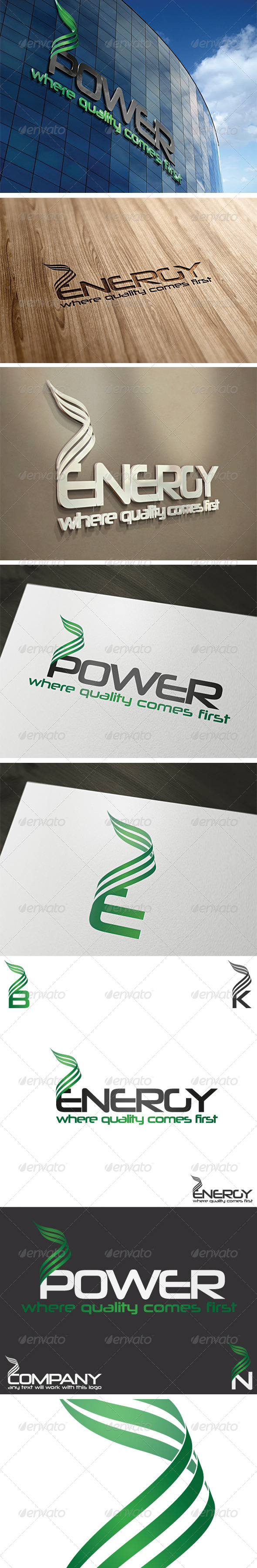 Energy Logo Template - Vector Abstract