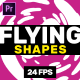 Flying Shapes // MOGRT - VideoHive Item for Sale