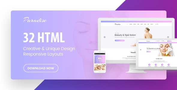 Paradise - Multipurpose - ThemeForest 22654481