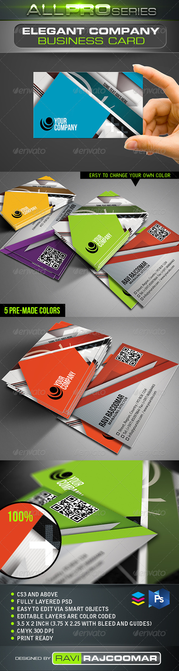 Elegant Company Business Card - Creative Business Cards