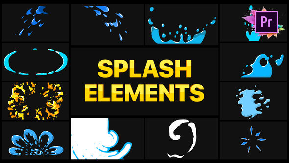 Splash Elements | Premiere Pro MOGRT
